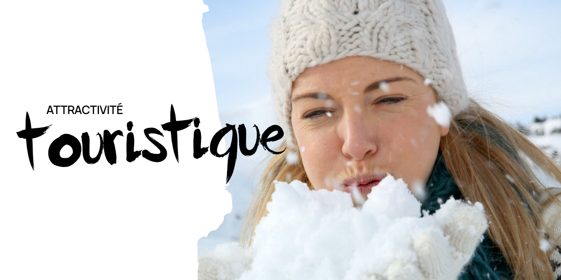Attractivité touristique du Béarn, visuel fille à la neige
